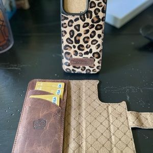 NIB Bouletta Leopard Phone Case